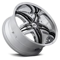 20x8.5 diablo blitz chrome w/ black inserts (custom)