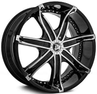 Diablo DNA Gloss Black w/ Chrome Inserts