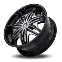 26x10 diablo morpheus black w/ chrome accent (custom)
