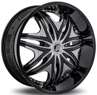 26x10 diablo morpheus black w/ chrome accent (custom)