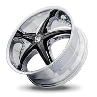 20x8.5 diablo reflection x chrome w/ black accent (custom)
