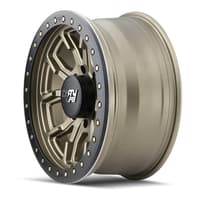 Dirty Life 9303 DT-1 Satin Gold w/ Simulated Beadlock Black Ring