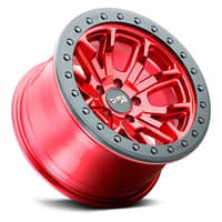 (clearance - no returns) 17x9 dirty life 9303 dt-1 crimson candy red w/ simulated beadlock black ring 5x5.5/139.7 -38mm