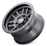 17x9 dirty life 9309 canyon pro matte black w/ simulated beadlock black ring 5x5/127 -38mm