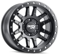 17x9 dirty life 9309 canyon pro matte black w/ simulated beadlock black ring 5x5/127 -38mm