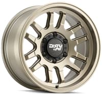 (clearance - no returns) 17x9 dirty life 9310 canyon satin gold 6x135 0mm