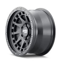 17x9 dirty life 9311 enigma pro matte black w/ simulated beadlock black ring 5x5/127 -38mm