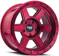 (clearance - no returns) 20x10 dirty life 9315 compound crimson candy red 6x135 -25mm