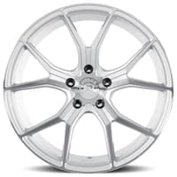 18x8.5 dolce performance element gloss silver machined 5x4.5/114.3 35mm