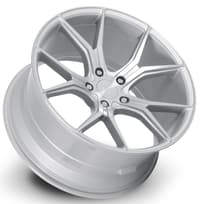 19x8.5 dolce performance element gloss silver machined 5x4.5/114.3 35mm