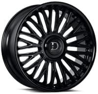 22x10.5 dolce luxury lusso gloss black 25mm (custom)
