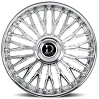 22x9 dolce luxury lusso chrome 5x112 5x115 15mm