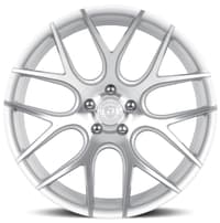 19x8.5 dolce performance monza gloss silver machined 5x4.5/114.3 35mm