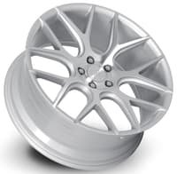 20x10 dolce performance monza gloss silver machined 5x112 40mm
