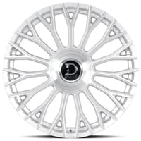 Dolce Luxury Roma Gloss Silver Brushed