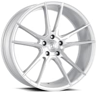 19x8.5 dolce performance vain gloss silver machined 5x120 28mm