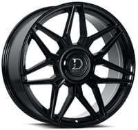 22x9.5 dolce luxury verona gloss black 6x135 6x5.5/139.7 18mm