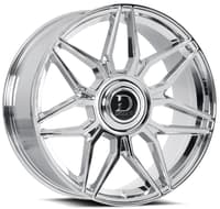 22x9.5 dolce luxury verona chrome 35mm (custom)
