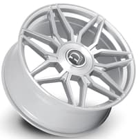 24x10 dolce luxury verona gloss silver brushed 25mm (custom)
