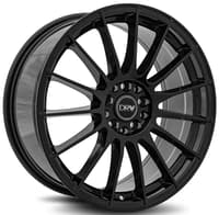17x7 drw d15 gloss black 4x4.25/108 4x4.5/114.3 40mm