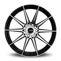 DRW D19 Gloss Black Machined Face