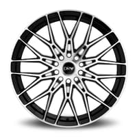 17x7.5 drw d21 gloss black machined face 4x4.25/108 4x4.5/114.3 38mm