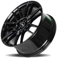 17x7.5 drw d22 gloss black 4x4.25/108 4x4.5/114.3 38mm