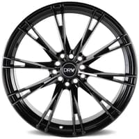 18x8 drw d23 gloss black 5x110 5x4.5/114.3 38mm