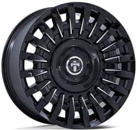 (clearance - no returns) 24x10 dub dc272 honcho gloss black milled 6x135 6x5.5/139.7 30mm