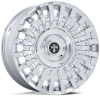(clearance - no returns) 22x9 dub dc272 honcho chrome 5x115 5x120 15mm