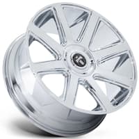 (clearance - no returns) 24x10 dub dc273 pull chrome 5x115 5x120 15mm