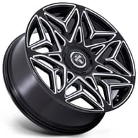 (clearance - no returns) 24x10 dc274 anomaly gloss black milled 5x112 5x115 15mm