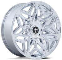 (clearance - no returns) 24x10 dc274 anomaly chrome 6x135 6x5.5/139.7 25mm