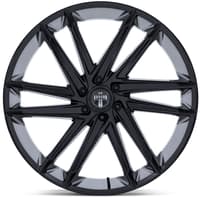 (clearance - no returns) 24x10 dub dc275 blaze gloss black 6x135 30mm