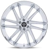 (clearance - no returns) 26x10 dub dc275 blaze chrome 6x5.5/139.7 25mm