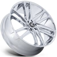 (clearance - no returns) 26x10 dub dc275 blaze chrome 6x135 30mm