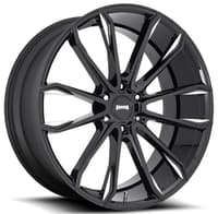 (clearance - no returns) 24x10 dub clout gloss black milled s252 6x5.5/139.7 30mm