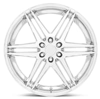 (clearance - no returns) 24x10 dub dirty dog chrome s265 6x135 30mm