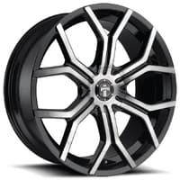Dub Royalty Gloss Black Machined w/ DDT