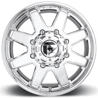 20x8.25 fuel off-road maverick chrome dually front d536 8x6.5/165 122mm 121.5 c.b.