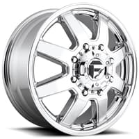 20x8.25 fuel off-road maverick chrome dually front d536 8x6.5/165 122mm 121.5 c.b.