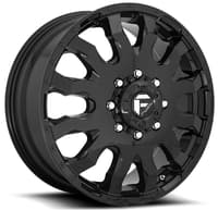 20x8.25 fuel off-road blitz gloss black dually front d675 8x165.1 105mm 121.5 c.b.