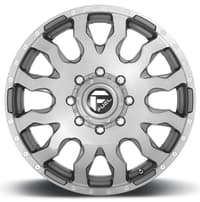 20x8.25 fuel off-road blitz platinum brushed & tinted dually front d693 8x210 105mm 154.3 c.b.