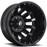 (full set - 6 wheels) 20 inch fuel off-road blitz gloss black dually d675 8x170 (fits up to 12.5" tires),20x8.25 fuel off-road d500 gloss black dually rear inner 8x170 115mm 125.1 c.b.,32 pc tall black spline lug nut kit + key (for 8 lug trucks)