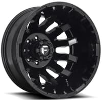 20x8.25 fuel off-road blitz gloss black dually rear outer d675 8x200 -202mm 142.0 c.b.