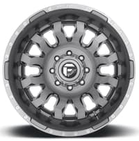 20x8.25 fuel off-road blitz platinum brushed & tinted dually rear outer d693 8x200 -202mm 142.0 c.b.