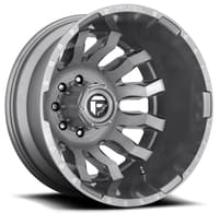 20x8.25 fuel off-road blitz platinum brushed & tinted dually rear outer d693 8x200 -202mm 142.0 c.b.