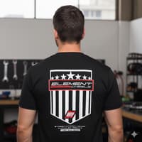 element t-shirt shield series