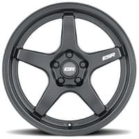 18x8.5 esr ap5c satin black (flow form) 5x4.5/114.3 30mm