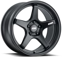 18x9.5 esr ap5c satin black (flow form) 5x100 35mm